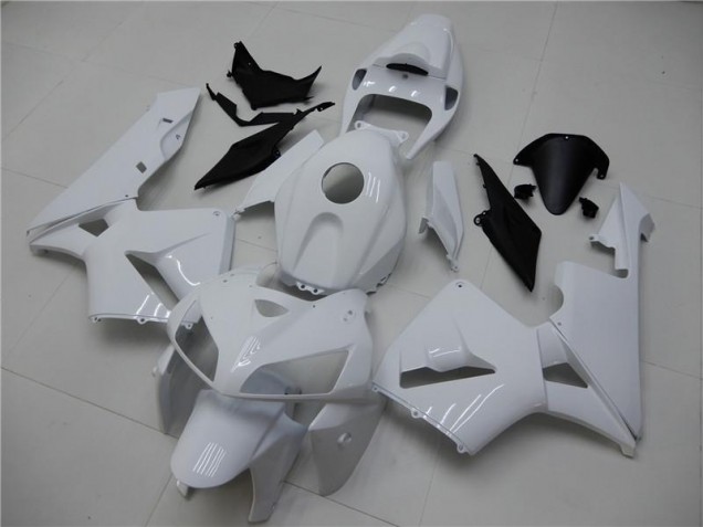 Brilhante Branco Carenagem Honda CBR 600RR 2005-2006 Brilhante Branco Carenagem Honda CBR 600RR 2005-2006