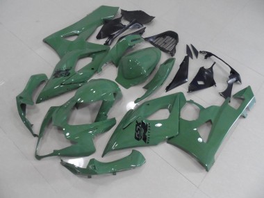Brilhante Exército Verde Carenagem Suzuki GSXR 1000 K5 2005-2006