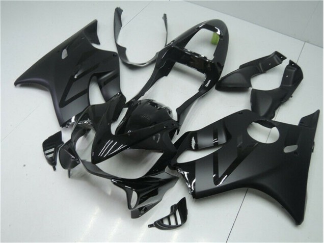 Brilhante Preto Fosco Carenagem Honda CBR 600 F4i 2001-2003 Brilhante Preto Fosco Carenagem Honda CBR 600 F4i 2001-2003