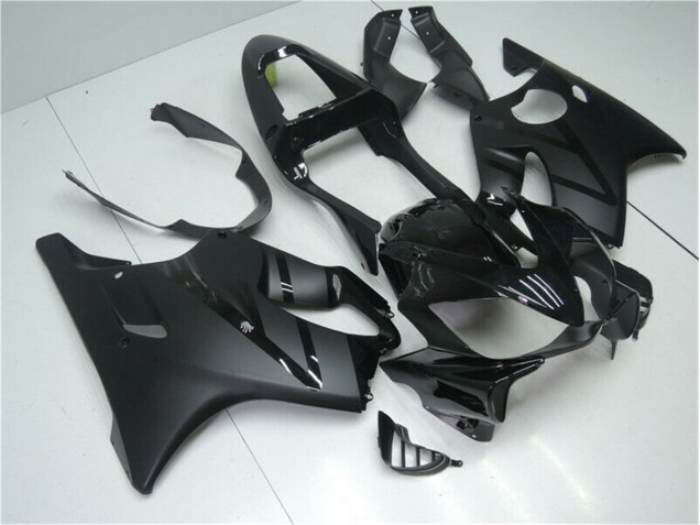 Brilhante Preto Fosco Carenagem Honda CBR 600 F4i 2001-2003 Brilhante Preto Fosco Carenagem Honda CBR 600 F4i 2001-2003