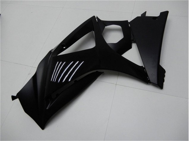 Brilhante Preto Fosco Carenagem Suzuki GSXR 1000 K7 2007-2008 Brilhante Preto Fosco Carenagem Suzuki GSXR 1000 K7 2007-2008