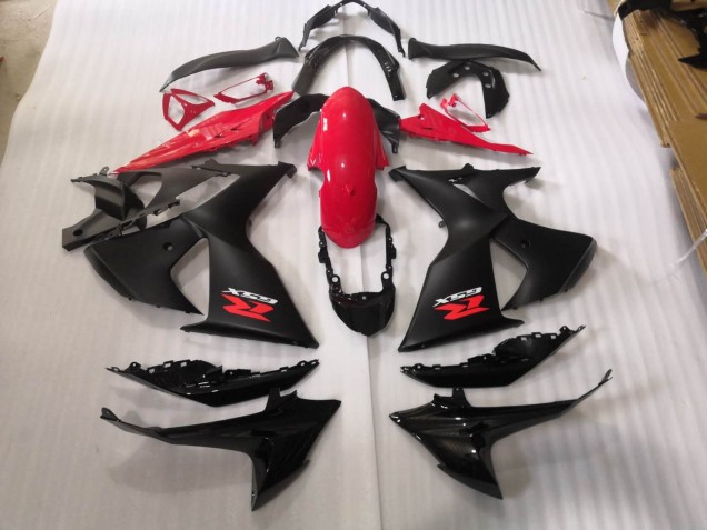Brilhante Preto Fosco Carenagem Suzuki GSXR 1000 K9 2009-2016 Brilhante Preto Fosco Carenagem Suzuki GSXR 1000 K9 2009-2016