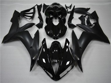 Brilhante Preto Fosco Carenagem Yamaha R1 2007-2008