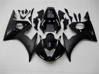 Brilhante Preto Fosco Carenagem Yamaha R6 2003-2005