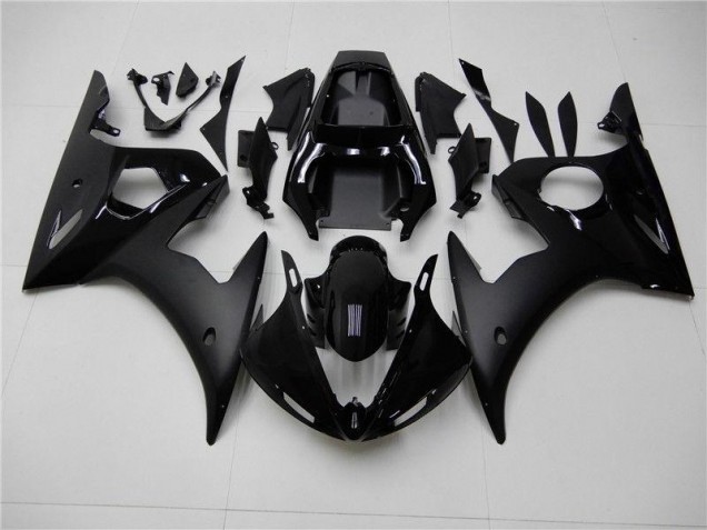 Brilhante Preto Fosco Carenagem Yamaha R6 2003-2005