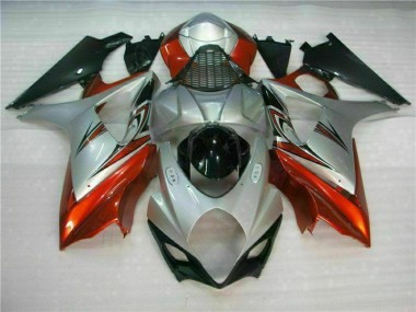 Castanho Prata Carenagem Suzuki GSXR 1000 K7 2007-2008