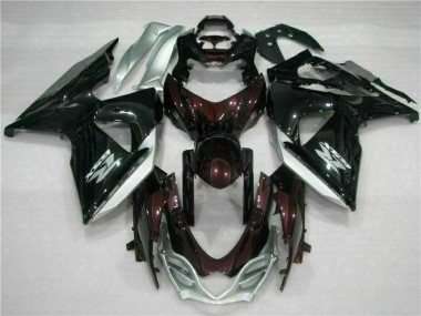 Castanho Preto Abs Kits Completos Carenagem Suzuki GSXR 1000 K9 2009-2016