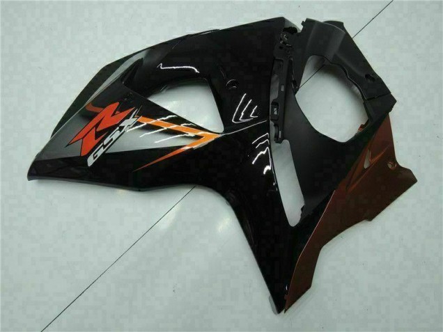 Castanho Preto Kit Completo Carenagem Suzuki GSXR 1000 K9 2009-2016 Castanho Preto Kit Completo Carenagem Suzuki GSXR 1000 K9 2009-2016