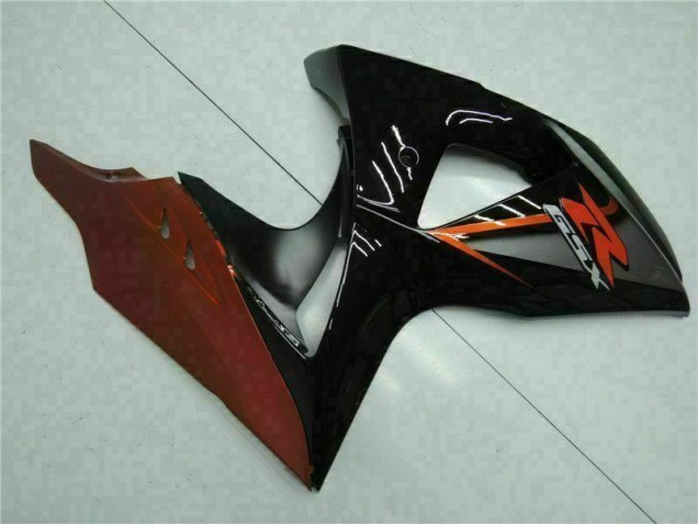 Castanho Preto Kit Completo Carenagem Suzuki GSXR 1000 K9 2009-2016 Castanho Preto Kit Completo Carenagem Suzuki GSXR 1000 K9 2009-2016