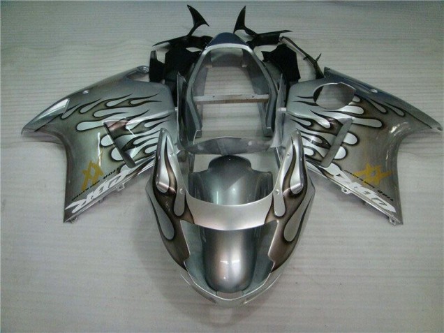 Chama Prata Cinzento Carenagem Honda CBR 1100 XX 1996-2007