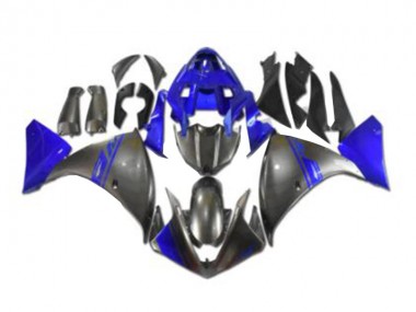 Cinzento Azul Carenagem Yamaha R1 2012-2014
