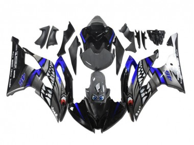 Cinzento Azul Tubarão Carenagem Yamaha R1 2009-2011