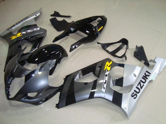 Cinzento Prata Carenagem Suzuki GSXR 1000 K3 2003-2004 Cinzento Prata Carenagem Suzuki GSXR 1000 K3 2003-2004