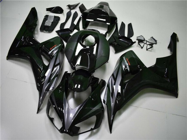 Cinzento Preto Carenagem Honda CBR 1000RR 2004-2005 Cinzento Preto Carenagem Honda CBR 1000RR 2004-2005