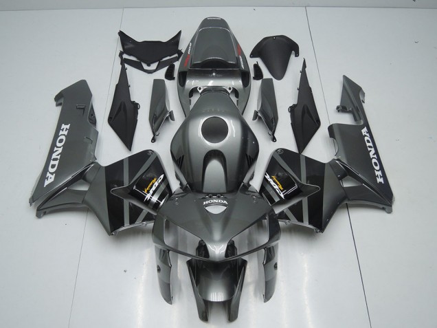 Cinzento Preto Carenagem Honda CBR 600RR 2005-2006 Cinzento Preto Carenagem Honda CBR 600RR 2005-2006