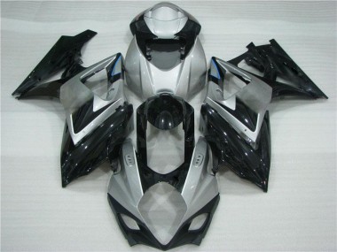 Cinzento Preto Carenagem Suzuki GSXR 1000 K7 2007-2008