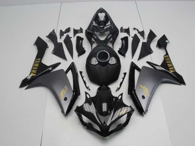 Cinzento Preto Carenagem Yamaha R1 2007-2008 Cinzento Preto Carenagem Yamaha R1 2007-2008