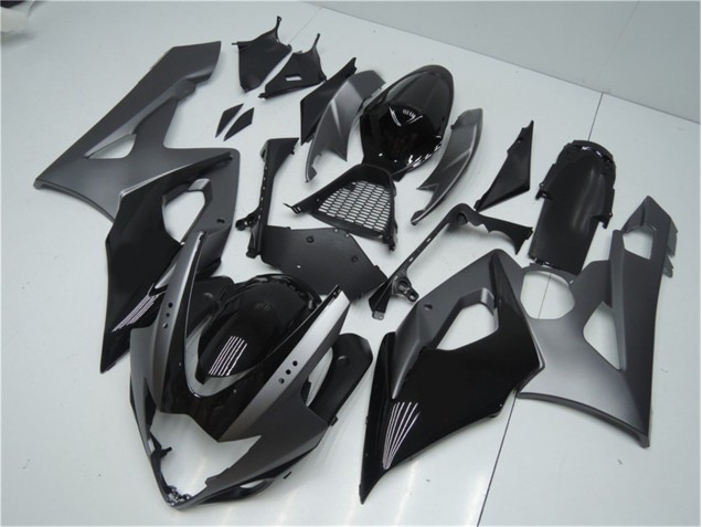 Cinzento Preto Kits Carenagem Suzuki GSXR 1000 K5 2005-2006 Cinzento Preto Kits Carenagem Suzuki GSXR 1000 K5 2005-2006