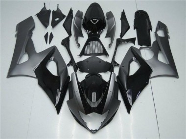 Cinzento Preto Kits Carenagem Suzuki GSXR 1000 K5 2005-2006