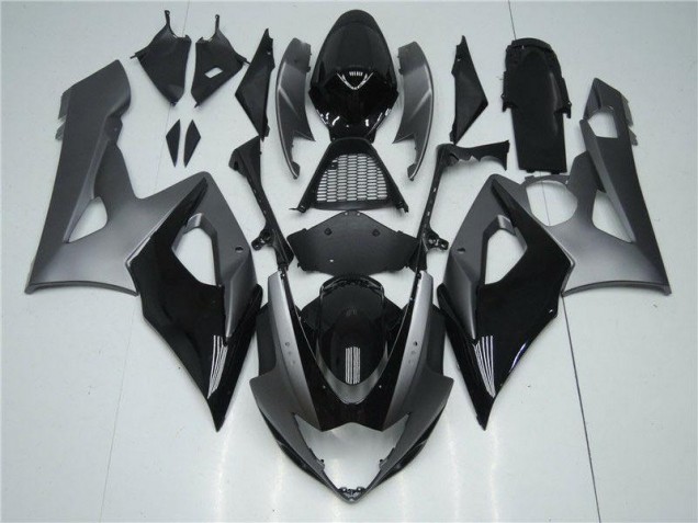 Cinzento Preto Kits Carenagem Suzuki GSXR 1000 K5 2005-2006 Cinzento Preto Kits Carenagem Suzuki GSXR 1000 K5 2005-2006