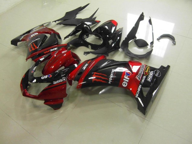 Doce Vermelho Monster Carenagem Kawasaki ZX 250R 2008-2012 Doce Vermelho Monster Carenagem Kawasaki ZX 250R 2008-2012
