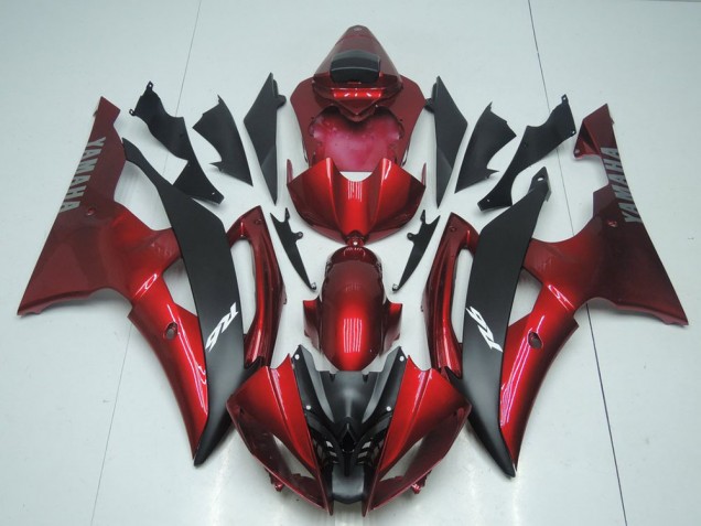 Doce Vermelho & Preto Carenagem Yamaha R6 2008-2016 Doce Vermelho & Preto Carenagem Yamaha R6 2008-2016