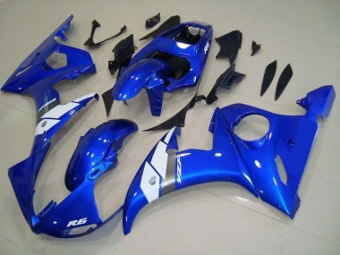 Estilo OEM Azul Carenagem Yamaha R6 2003-2005