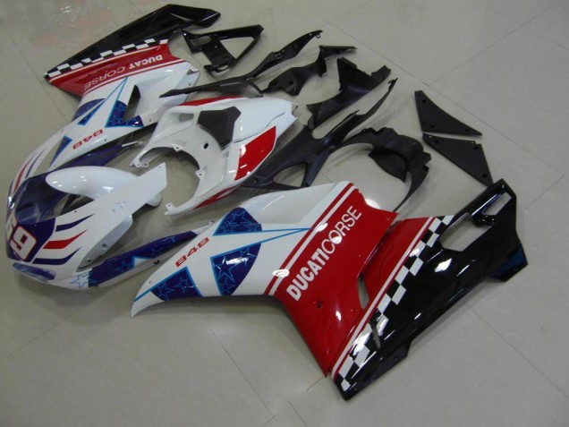 Estrela Injeção Kits Carenagem Ducati 848 1098 1198 2007-2014