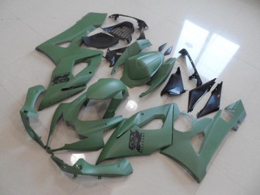 Fosco Exército Verde Carenagem Suzuki GSXR 1000 K5 2005-2006
