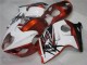 Laranja Branco Preto Carenagem Suzuki GSXR 1300 Hayabusa 1996-2007 Laranja Branco Preto Carenagem Suzuki GSXR 1300 Hayabusa 1996-2007