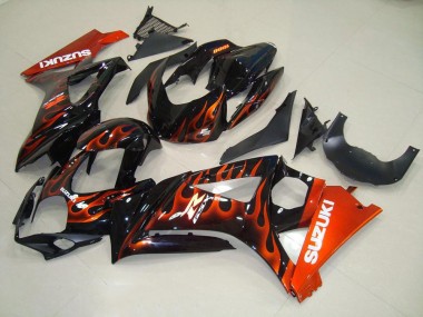 Laranja Chama Carenagem Suzuki GSXR 1000 K7 2007-2008