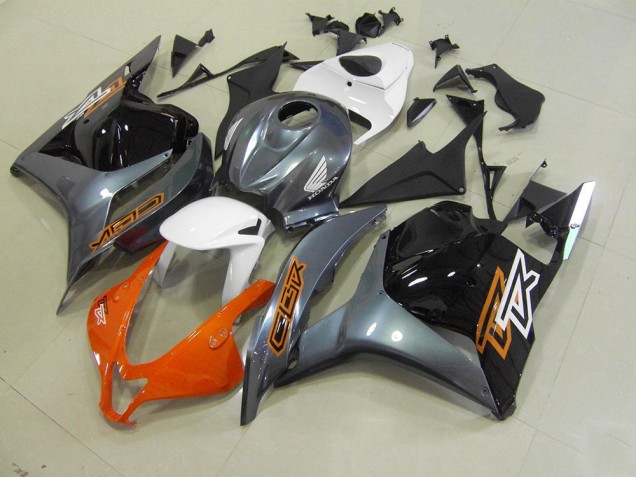 Laranja Cinzento Preto Carenagem Honda CBR 600RR 2009-2012 Laranja Cinzento Preto Carenagem Honda CBR 600RR 2009-2012