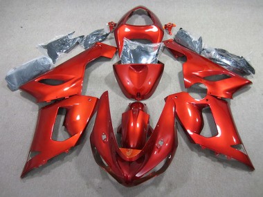 Laranja Injeção Kits Carenagem Kawasaki ZX6R 2005-2006
