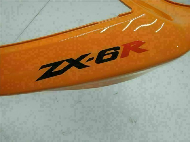 Laranja Kits Completo Carenagem Kawasaki ZX6R 2007-2008 Laranja Kits Completo Carenagem Kawasaki ZX6R 2007-2008