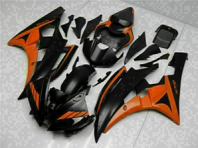 Laranja Preto Abs Kit Carenagem & Plásticos Yamaha R6 2006-2007 Laranja Preto Abs Kit Carenagem & Plásticos Yamaha R6 2006-2007