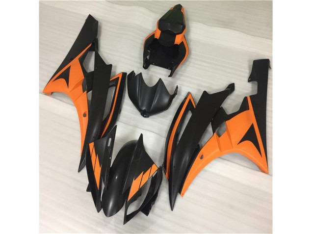 Laranja Preto Abs Plásticos Yamaha R6 2006-2007 Laranja Preto Abs Plásticos Yamaha R6 2006-2007