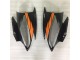 Laranja Preto Abs Plásticos Yamaha R6 2006-2007 Laranja Preto Abs Plásticos Yamaha R6 2006-2007