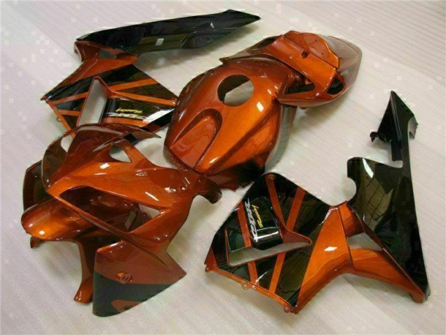 Laranja Preto Carenagem & Plástico Honda CBR 600RR 2005-2006 Laranja Preto Carenagem & Plástico Honda CBR 600RR 2005-2006