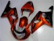 Laranja Preto Carenagem Suzuki GSXR 1000 K1 2000-2002