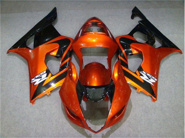 Laranja Preto Carenagem Suzuki GSXR 1000 K3 2003-2004 Laranja Preto Carenagem Suzuki GSXR 1000 K3 2003-2004