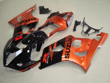 Laranja & Preto Carenagem Suzuki GSXR 1000 K3 2003-2004