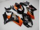 Laranja Preto Carenagem Suzuki GSXR 1000 K7 2007-2008 Laranja Preto Carenagem Suzuki GSXR 1000 K7 2007-2008