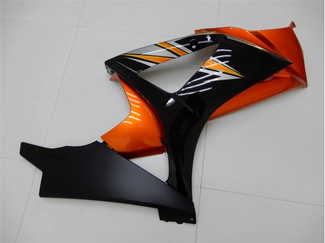 Laranja Preto Carenagem Suzuki GSXR 1000 K7 2007-2008 Laranja Preto Carenagem Suzuki GSXR 1000 K7 2007-2008