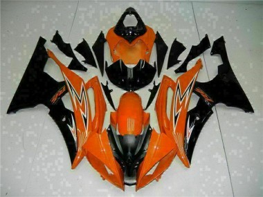 Laranja Preto Carenagem Yamaha R6 2008-2016