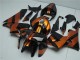 Laranja Preto Kit Carenagem Honda CBR 600RR 2005-2006 Laranja Preto Kit Carenagem Honda CBR 600RR 2005-2006