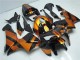 Laranja Preto Kit Carenagem Honda CBR 600RR 2005-2006 Laranja Preto Kit Carenagem Honda CBR 600RR 2005-2006