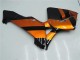 Laranja Preto Kit Carenagem Honda CBR 600RR 2005-2006 Laranja Preto Kit Carenagem Honda CBR 600RR 2005-2006