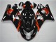 Laranja Preto Kits Carenagem Suzuki GSXR 600 / 750 K4 2004-2005 Laranja Preto Kits Carenagem Suzuki GSXR 600 / 750 K4 2004-2005