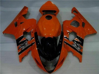 Laranja Preto Kits Completo Carenagem Suzuki GSXR 600 / 750 K4 2004-2005