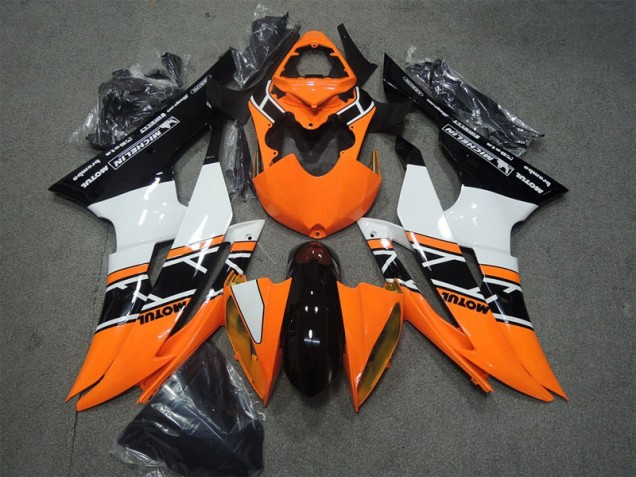 Laranja Preto Motul Carenagem Yamaha R6 2008-2016 Laranja Preto Motul Carenagem Yamaha R6 2008-2016